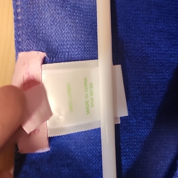 Women's Blue Long Sleeve Top - Picture 3 of 7